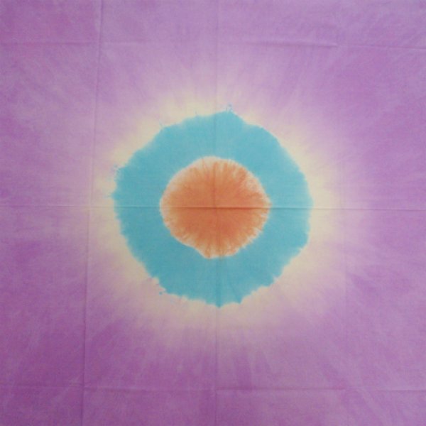 画像1: WA3淡い紫×水色×サーモンピンク70cmx70cm_078a (1)