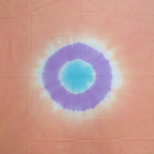 画像1: WA3サーモンピンク×淡い紫×水色70cmx70cm_078b (1)