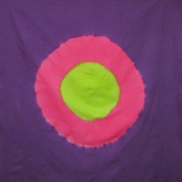 画像1: WA3黄緑×ピンク×紫100cm×100cm_103a (1)